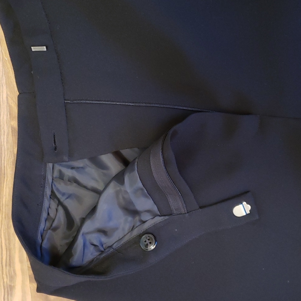 Tahari Arthur S. Levine Tweed blazer & Pant Suit Sz 4 Petite office sage / green - Picture 8 of 10